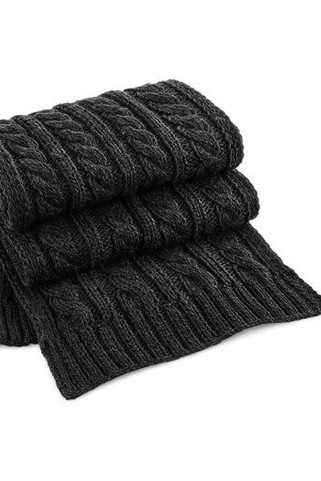 Beechfield BF499 - Beechfield Unisex Cozy Cable Knit Winter Scarf