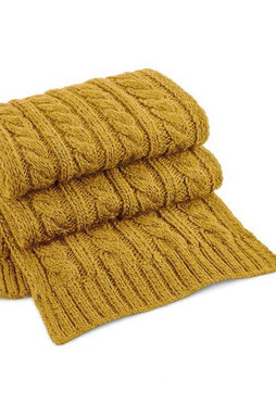 Beechfield BF499 - Beechfield Unisex Cozy Cable Knit Winter Scarf