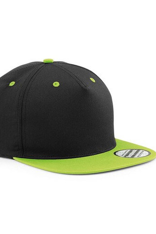 Beechfield BF610C - 5-paneelinen lippis, jossa kontrastivisiiri