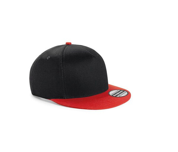 Beechfield BF615 - Verstellbare Kinder Snapback Kappe mit Flachem Schirm