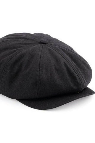 Beechfield BF624 - Vintage Style Herringbone Newsboy Cap