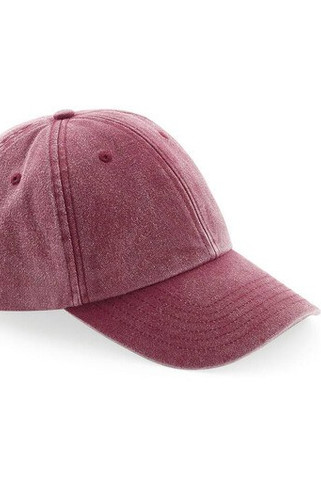 Beechfield BF655 - Retro Baumwollkappe mit Messingschnalle