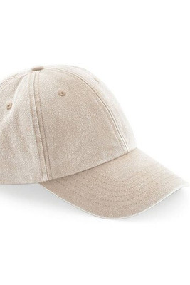 Beechfield BF655 - Classic Vintage Cotton Cap with Adjustable Brass Buckle