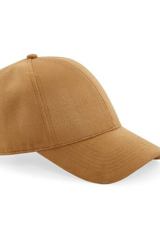 Beechfield BF656 - 6 panel imitert semsket hette