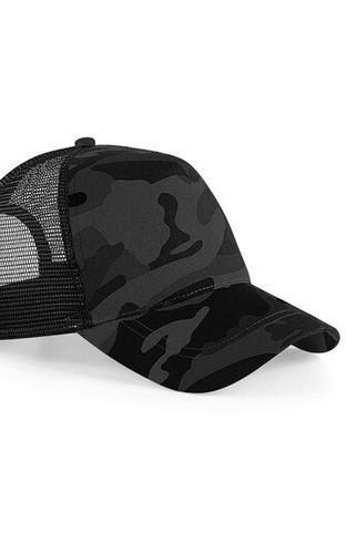 Beechfield BF694 - Urban Style Camo Snapback Cap with Mesh Ventilation