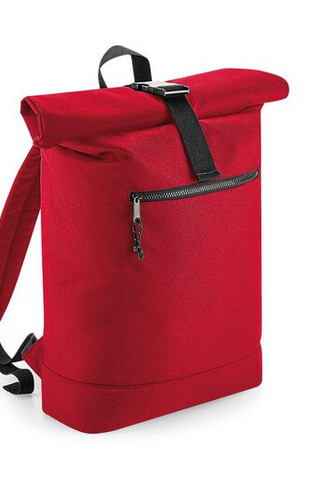 Bag Base BG286 - Roller Zipper Backpack In Recycled Materials