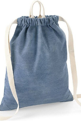 Bag Base BG642 - Stylish Denim Gym Bag with Versatile Carry Options