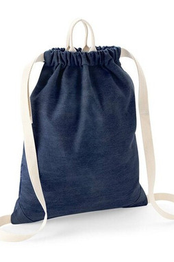Bag Base BG642 - Stylish Denim Gym Bag with Versatile Carry Options