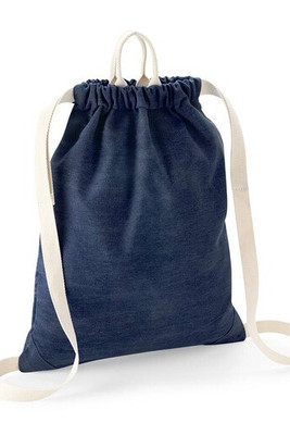 Bag Base BG642 - Stylish Denim Gym Bag with Versatile Carry Options