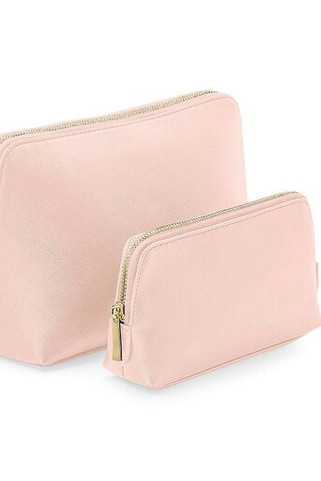 Bag Base BG751 - Elegant Saffiano Faux Leather Pouch by Bagbase