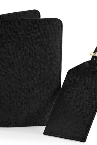 Bag Base BG755 - Chic Saffiano Leather Travel Organizer Set