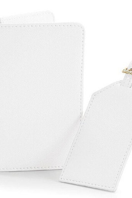 Bag Base BG755 - Chic Saffiano Leather Travel Organizer Set