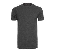 Build Your Brand BY004 - T-shirt Confortable à Col Rond en Coton