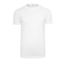 Build Your Brand BY004 - T-shirt Confortable à Col Rond en Coton
