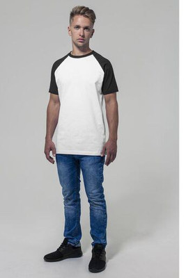 Build Your Brand BY007 - Trendy Raglan Sleeve Baseball Tee for Sports Fans
