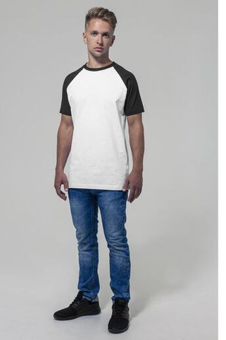 Build Your Brand BY007 - Trendy Raglan Sleeve Baseball Tee for Sports Fans