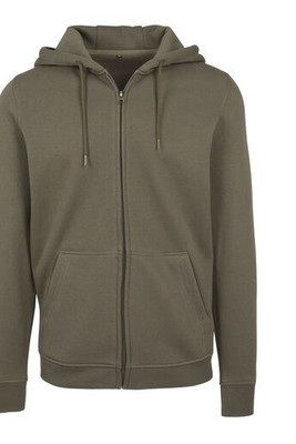 Build Your Brand BY012 - zipped hooded sweatshirt heavy