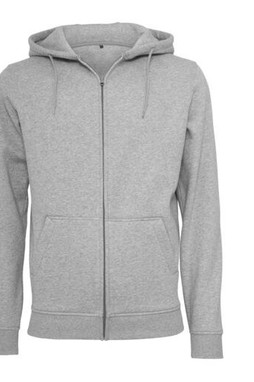 Build Your Brand BY012 - Felpa pesante con cappuccio e con zip