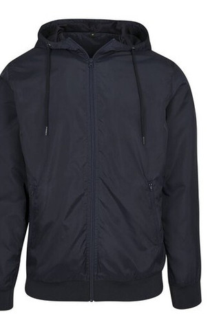 Build Your Brand BY016 - Mens Two-Tone Breathable Waterproof Windbreaker