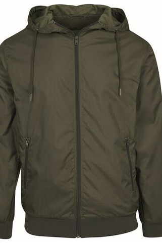 Build Your Brand BY016 - Mens Two-Tone Breathable Waterproof Windbreaker