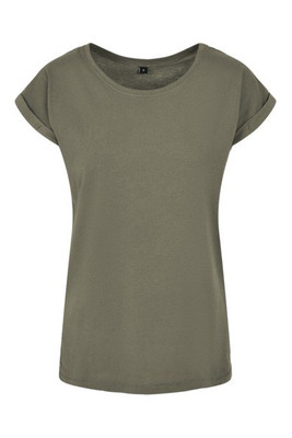 BUILD YOUR BRAND BY021 - T-shirt Femme Élégance Coton Léger