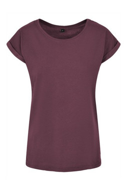 BUILD YOUR BRAND BY021 - T-shirt Femme Élégance Coton Léger