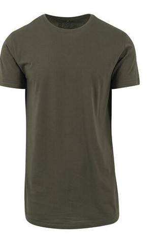 Build Your Brand BY028 - Mens Urban Longline Cotton T-Shirt