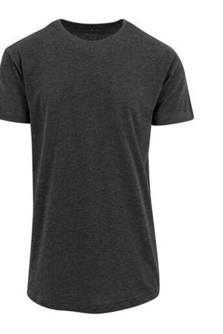 Build Your Brand BY028 - Mens Urban Longline Cotton T-Shirt