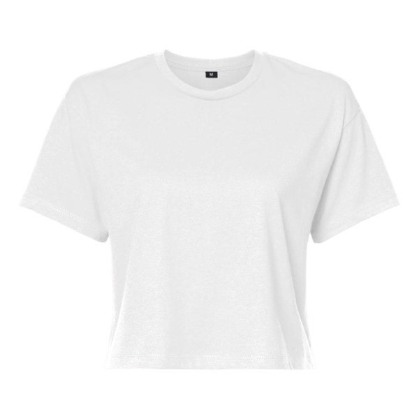 Build Your Brand BY042 - Muodikas Naisten Cropped T-paita