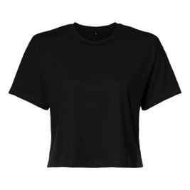 Build Your Brand BY042 - Trendy Women's Cropped T-Shirt with Comfort Fit