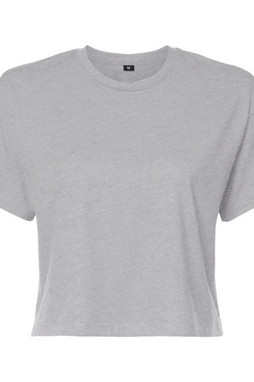 Build Your Brand BY042 - Trendy Womens Cropped T-Shirt with Comfort Fit