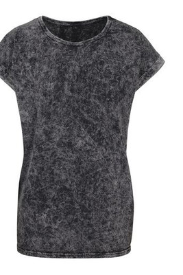 BUILD YOUR BRAND BY053 - T-shirt femme délavé