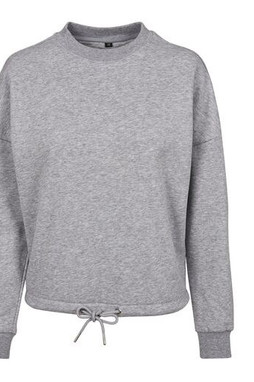 Build Your Brand BY058 - Round woman Sweat oversized collar