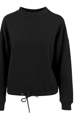 Build Your Brand BY058 - Round woman Sweat oversized collar