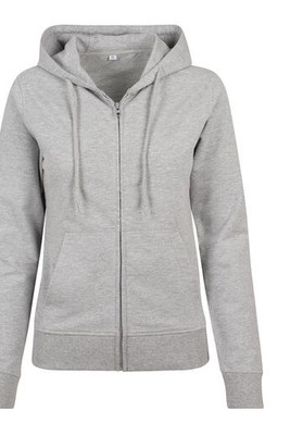 BUILD YOUR BRAND BY069 - Sweat zippé femme capuche