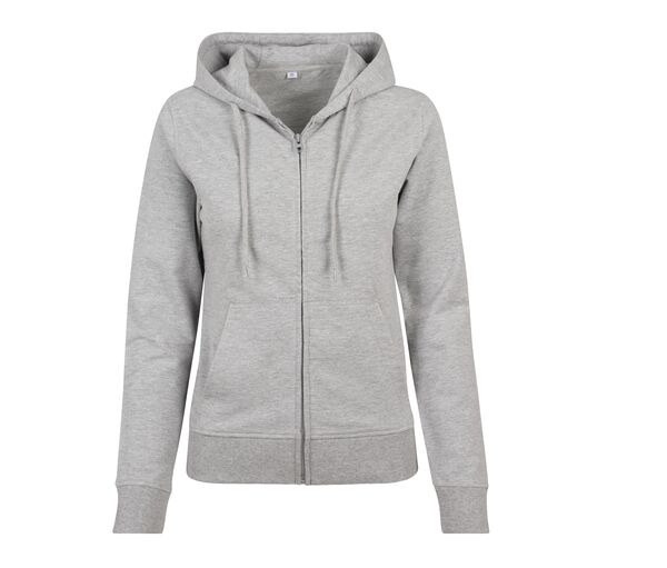 Build Your Brand BY069 - Women's Comfort Fit Zip Pullover Hoodie
