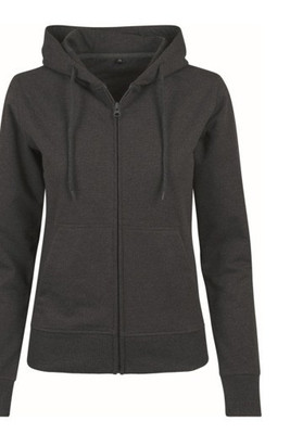 Build Your Brand BY069 - Women's Comfort Fit Zip Pullover Hoodie