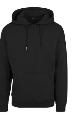 Build Your Brand BY074 - Men's Oversized Fleece Hoodie with Kangaroo Pocket