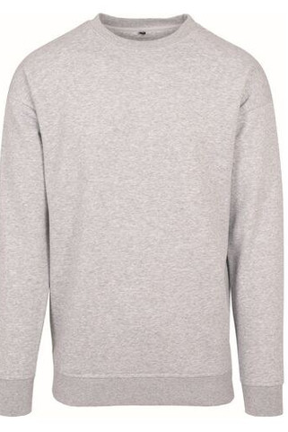 Build Your Brand BY075 - Bluza cu guler rotund pentru bărbați