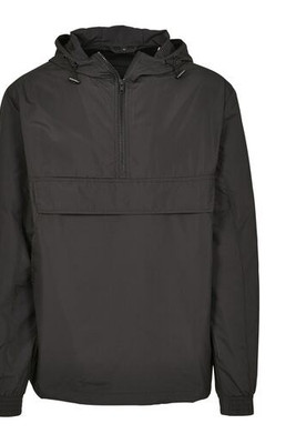 BUILD YOUR BRAND BY096 - Veste Homme Demi-Saison à Zip et Capuche