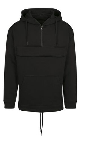 Build Your Brand BY098 - Herren Sweatshirt mit Kapuze und Reißverschlusskragen