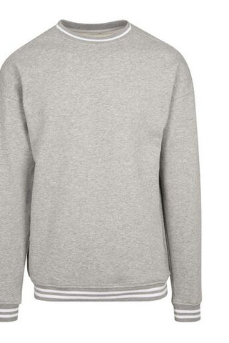 Build Your Brand BY104 - Urban Sweatshirt mit Kontraststreifen