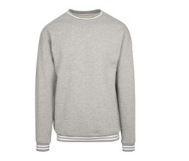 Build Your Brand BY104 - Urban Sweatshirt mit Kontraststreifen