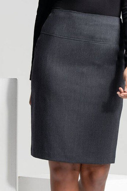 CLUBCLASS CC3004 - Elegant Comfort Straight Cut Skirt