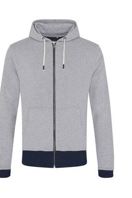 ECOLOGIE EA051 - Hoodie rits gerecycled katoen