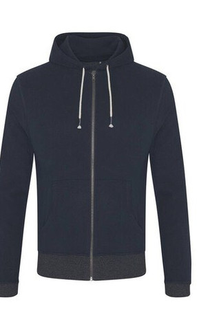 ECOLOGIE EA051 - Sweat hooded zip recycled cotton