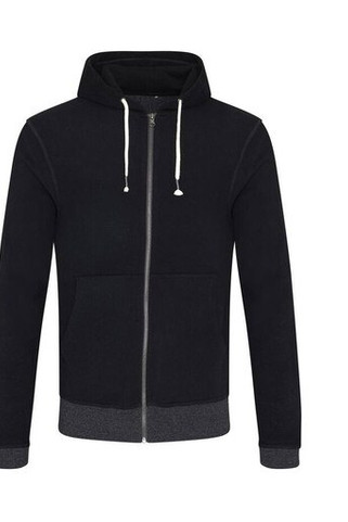 ECOLOGIE EA051 - Sweat hooded zip recycled cotton