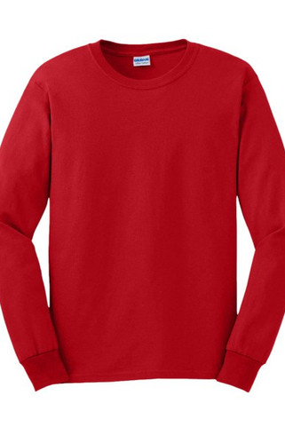 Gildan GN186 - Mens Premium Cotton Long Sleeve T-Shirt