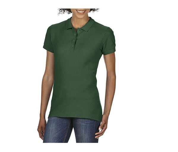 Gildan GN48L - Gildan Women's Semi-Fitted Double Pique Polo