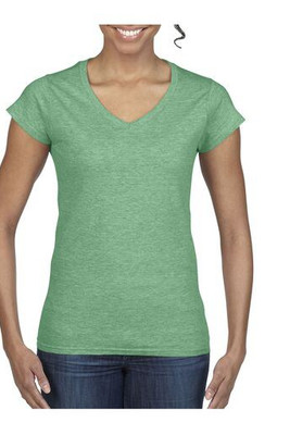 Gildan GN647 - Gildan Women's Lightweight V-Neck Cotton Tee